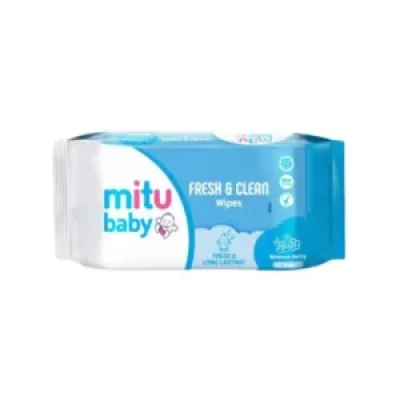 Mitu Baby Tisu Basah Fresh & Clean Blue 40s + 20s